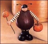 ww6006 pumpkin, ladybug, costume, jack o' lantern, trick or treat, hat, bee
